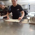 Inside the kitchen at Chefs Gallery Sydney CBD