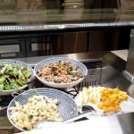 Buffet food at Plaza Premium Lounge at Sydney International Airport