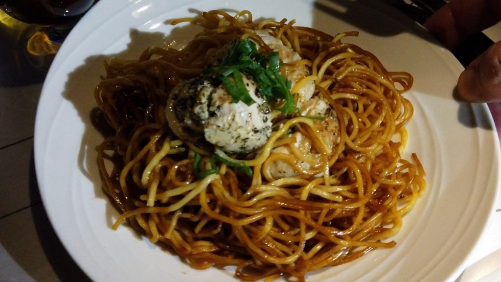 Fried Noodles Breakfast in Malaysia Airlines Business Class