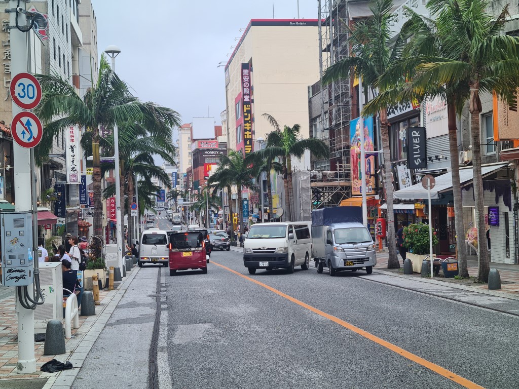 Shopping Street in Naha Okinawa Japan