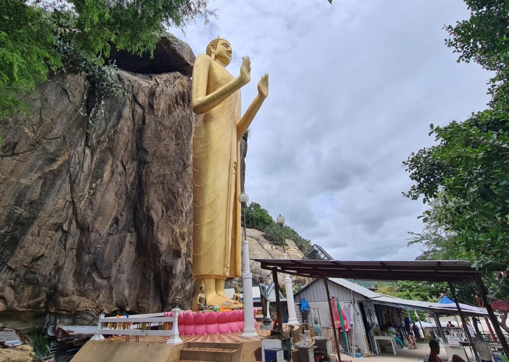 Standing Buddha Wat Khao Takiab Hua Hin