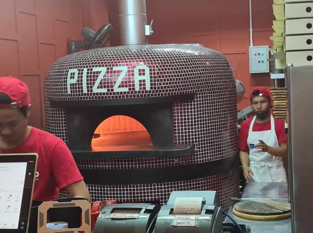 Pizza Oven at Otto Pizza Bangkok