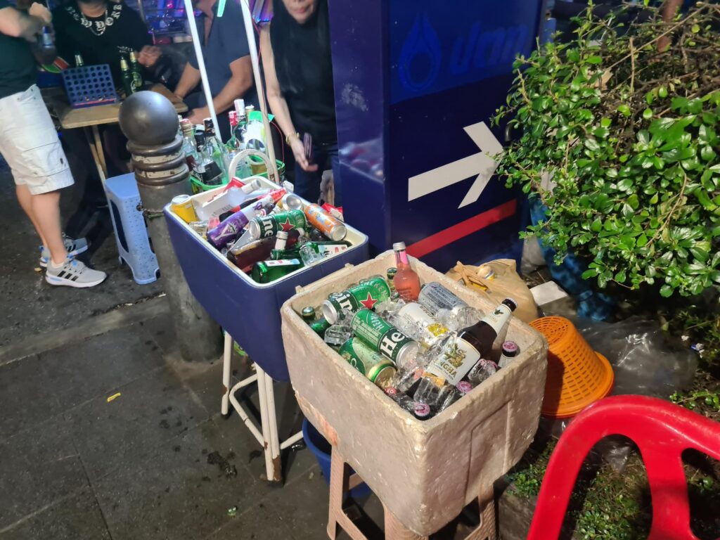 Street Bars at Sukhumvit Road Night Market