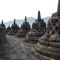 Borobudur in East Java Indonesia